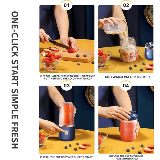 360Blend – Licuadora Portátil Recargable, 400ml